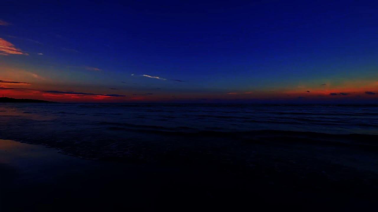 Wave Sounds for Deep Sleep on a Calm Night Beach