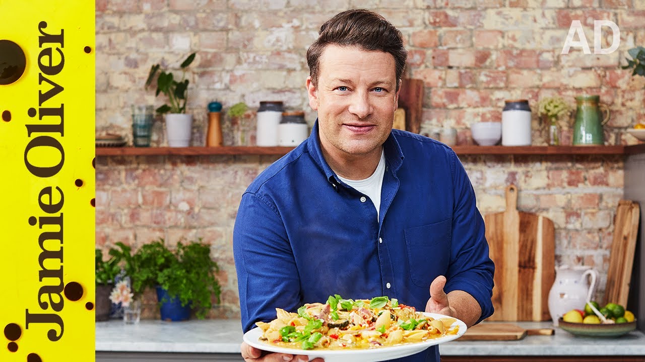 All in one Veggie pasta | Jamie Oliver | UK | AD
