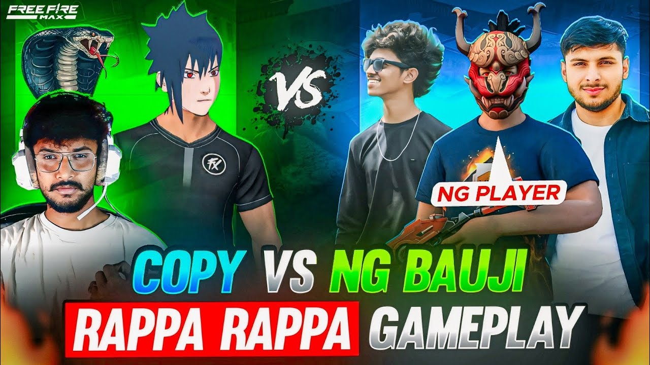 COPY 😎 VS NG BAUJI 🥵|| RAPPA RAPPA REACTIONS 🔥🔥||@SANZO-007@TeamPepsiGamingTPG@Palugaming