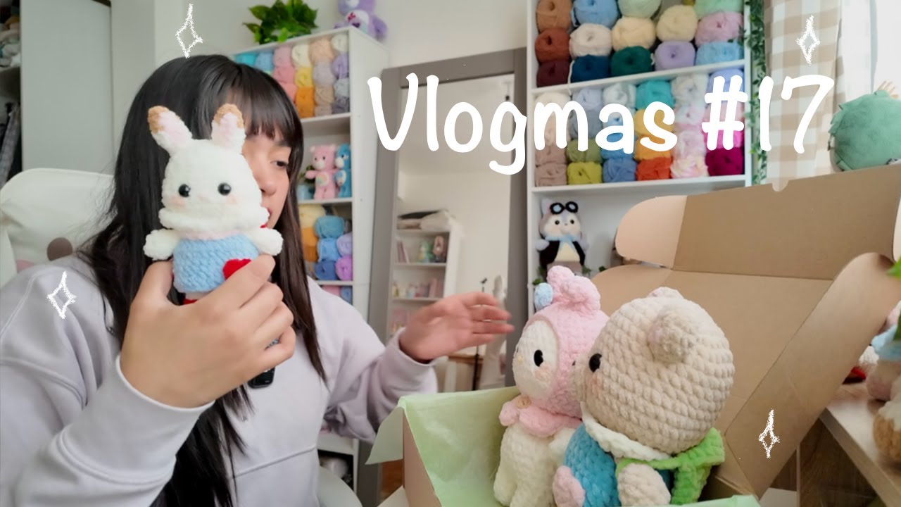 Vlogmas 17 | Empacando Pedidos 💖 | Vlog Crochet Toeygurumi 💖