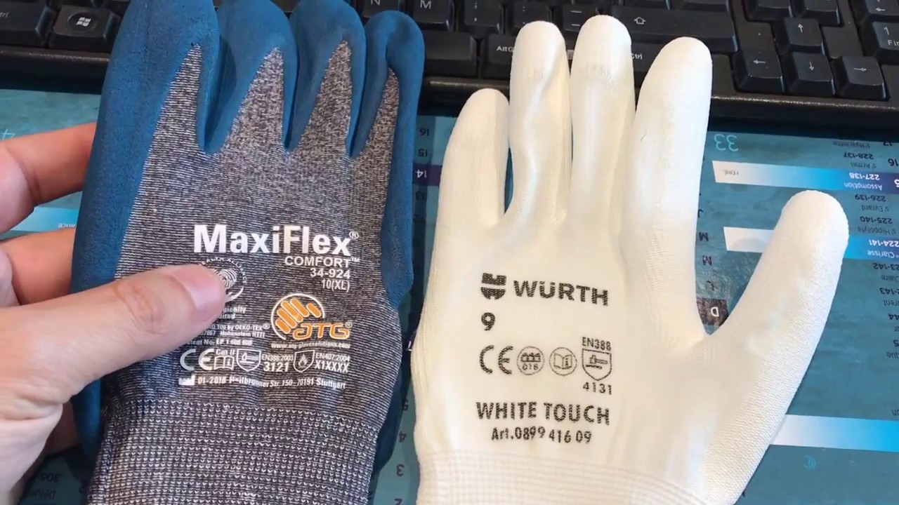 Experiencia guantes para pintores
