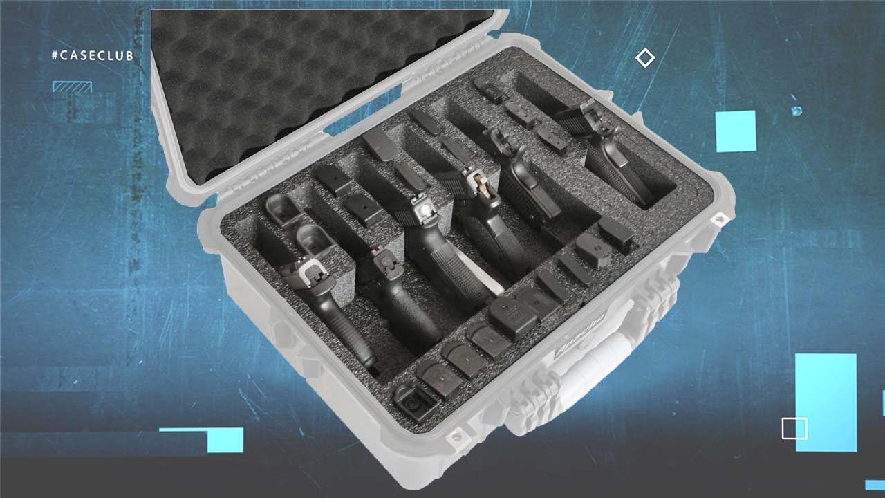 6 пистолетных пен для кейса Apache 4800