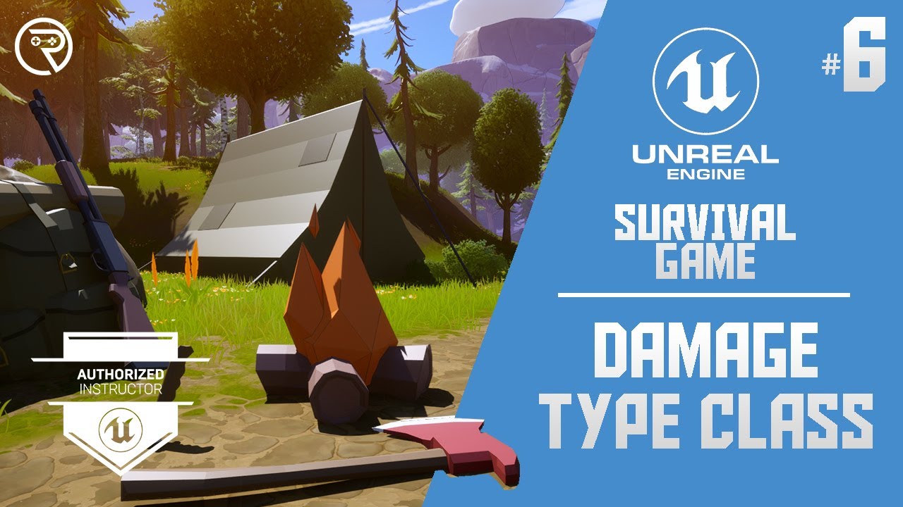 Unreal Engine 5 Tutorial - Survival Game Part 6: Damage Type Class