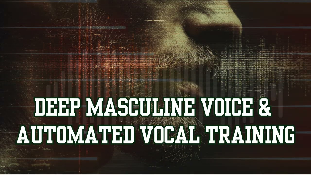 (Extremely Detailed!!!) Deep Masculine Voice & Automated Vocal Training (Morphic Field)