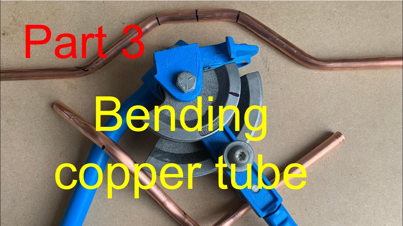 HOW TO BEND COPPER PIPE part 3 tutorial on how to bend copper pipe with a pipe bender