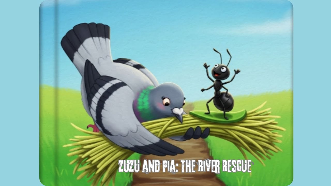 Zuzu and Pia The River Rescue🐜🕊 | Kids Story About Friendship and Courage | Moral Story for Children