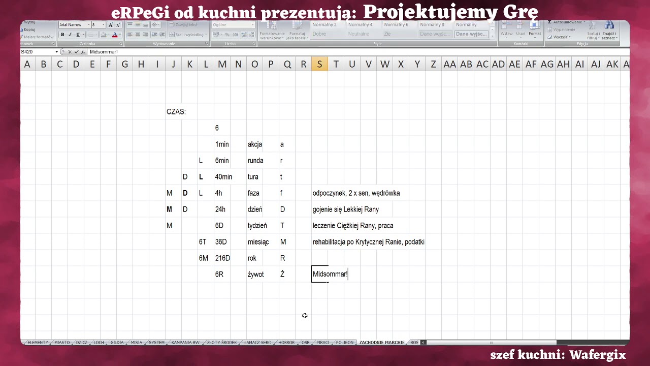 Przepis na grę   NSE cz.3 - Czas