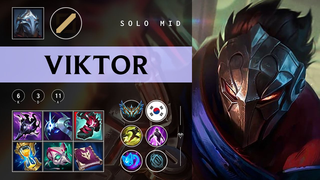 Viktor Mid vs Azir - KR Challenger Patch 25.22