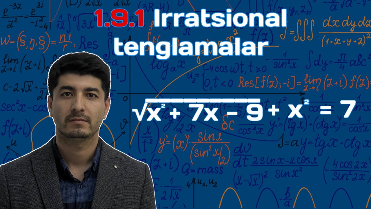 Irratsional tenglamalar  Oq To'plam (1996  - 2007)