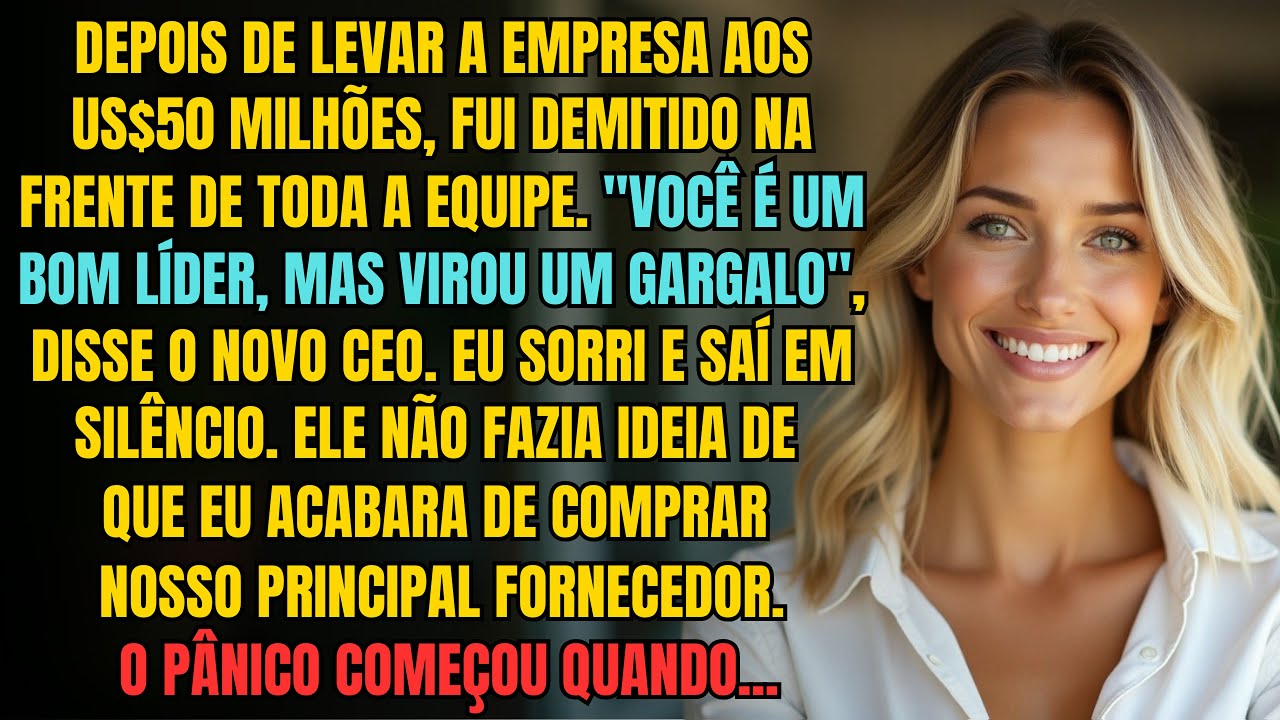 Fui Demitida Na Frente De Toda a Equipe Após Levar a Empresa Aos $50M, Eles Não Faziam Ideia