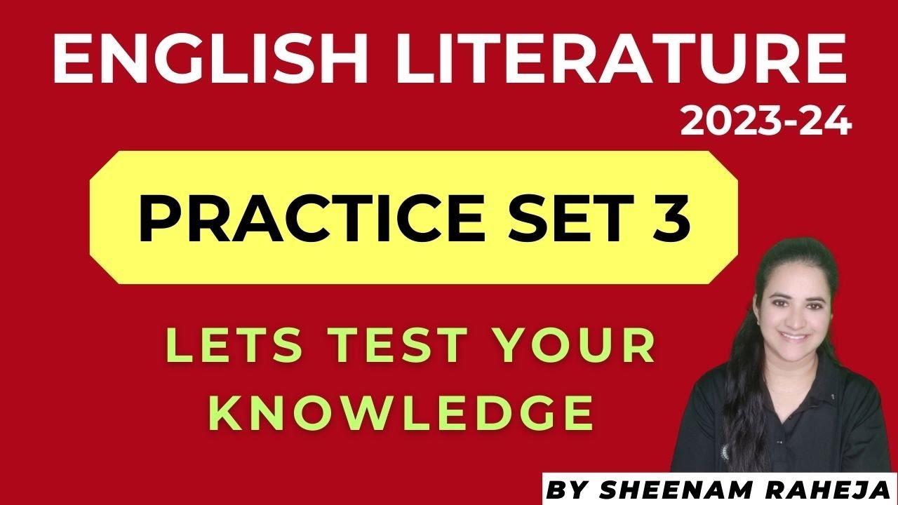 3 DAY ENG LITERATURE PRACTICE 40 MCQS- MASTERCADRE ENGLISH PUNJAB #mastercadreenglish #nvsenglish