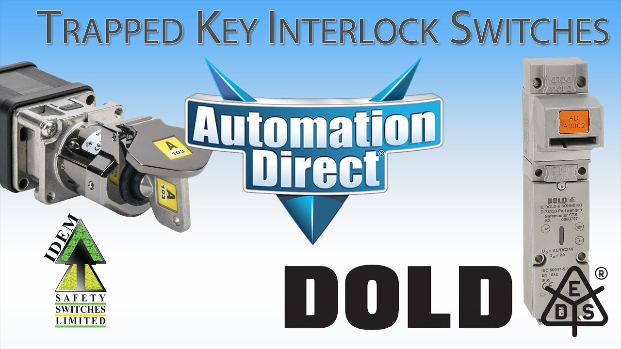Выключатели блокировки с зажатым ключом Dold & IDEM от AutomationDirect
