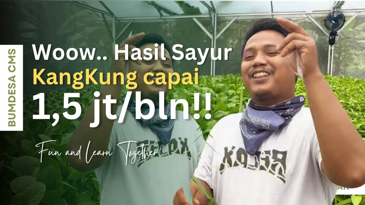1,5 juta perbulan dari Kangkung, Ko bisa sih??