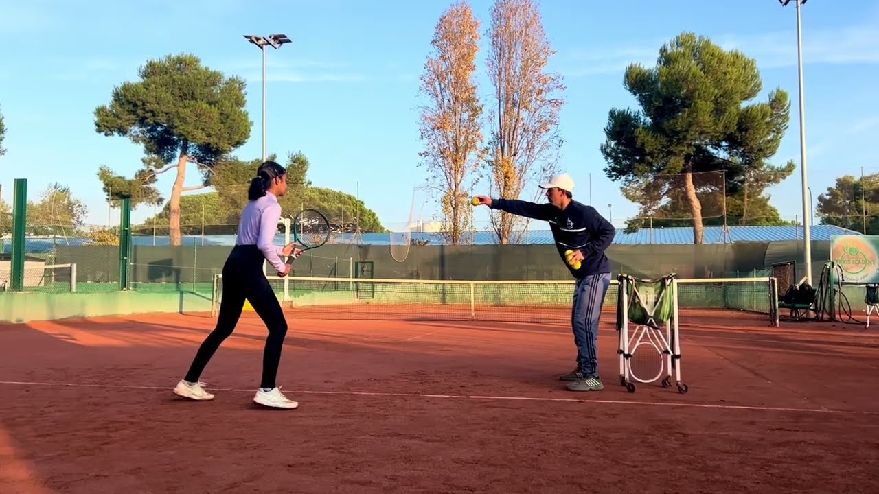Forehand Practice with Lara