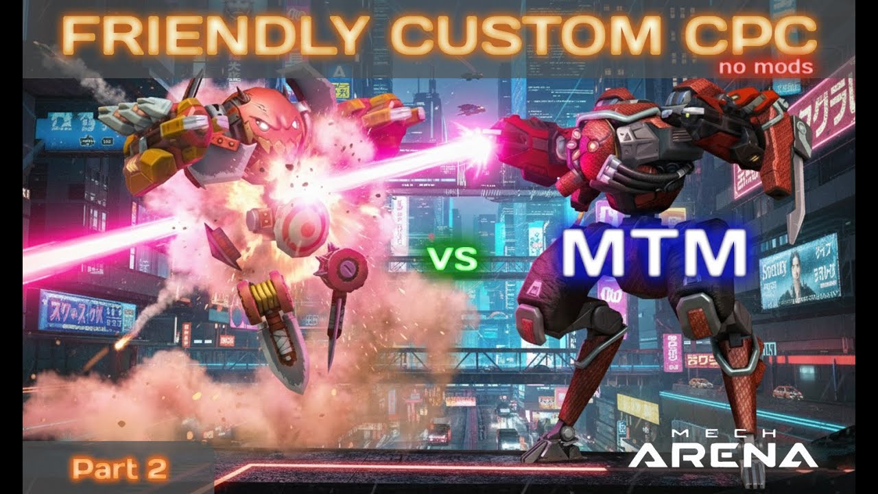 Mech Arena custom matches. No mods. Part 2