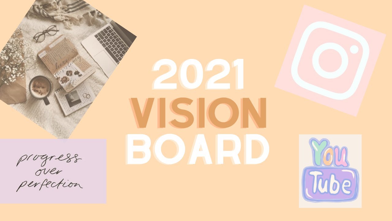 How to create a vision board for 2021 #shorts