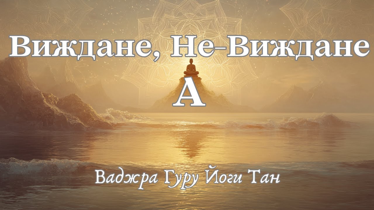 Виждане, Не-Виждане  А  -  Ваджра Гуру Йоги Тан/ Seeing, Not-Seeing A - Vajra Guru Yogi Tan (BG)