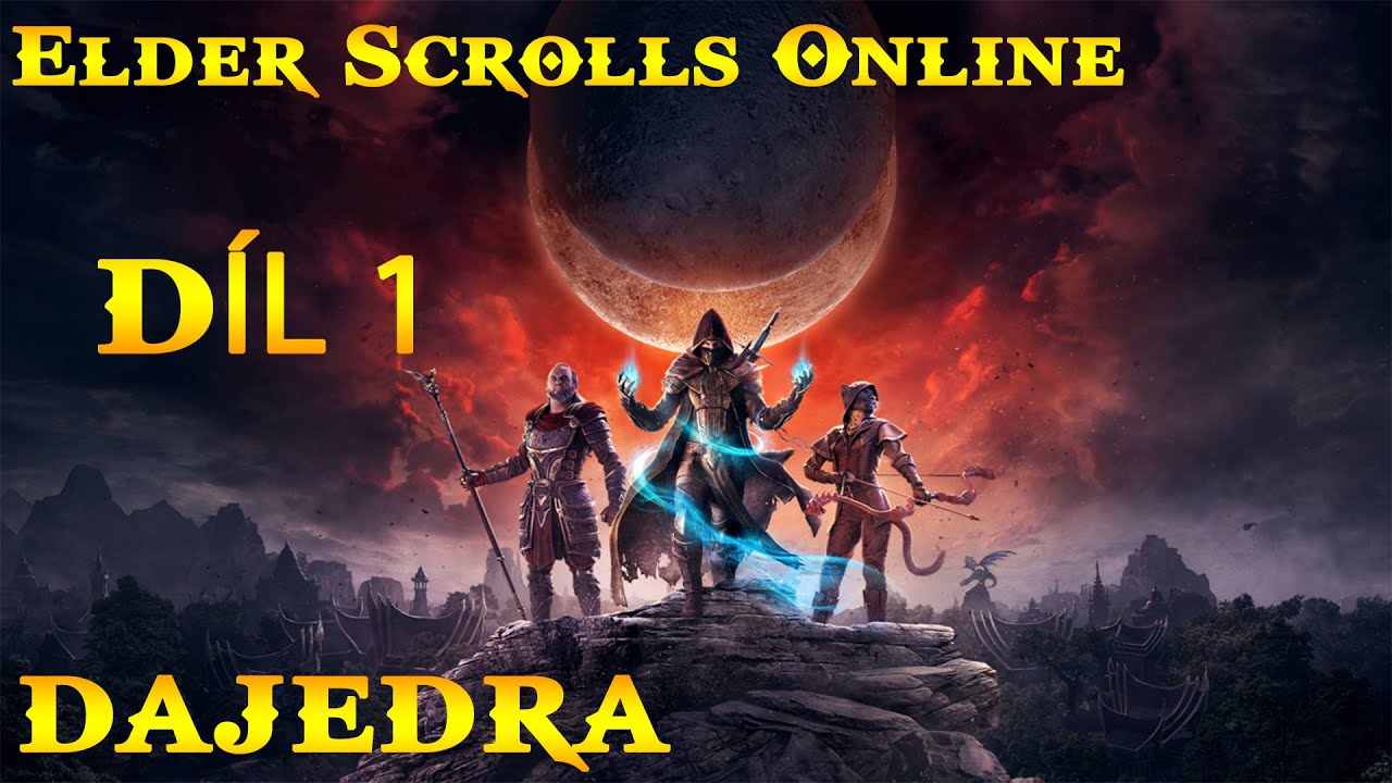 Elder Scrolls Online - Let's play 1- začátek dobrodružství čarodějky - CZ