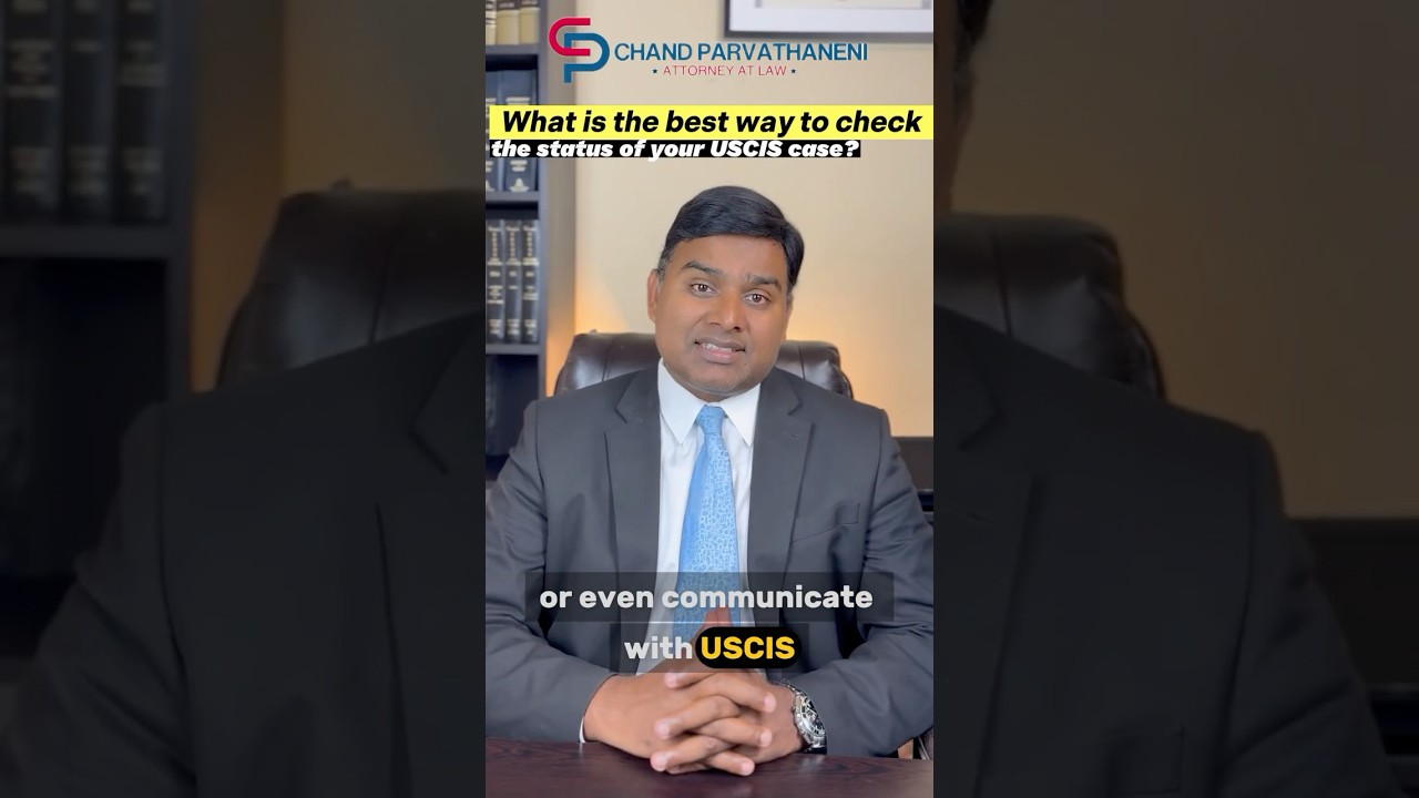 📝 How to Check Your USCIS Case Status? 🇺🇸📬 #attorneychand #immigration #h1bvisa