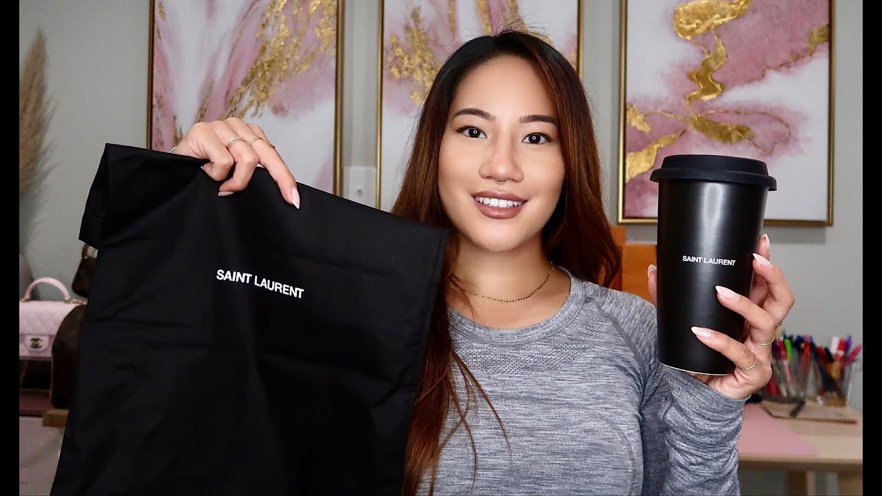 Saint Laurent Rive Droite Unboxing / Lifestyle Pieces / Coffee Cups / Tote Bags / Sunglasses