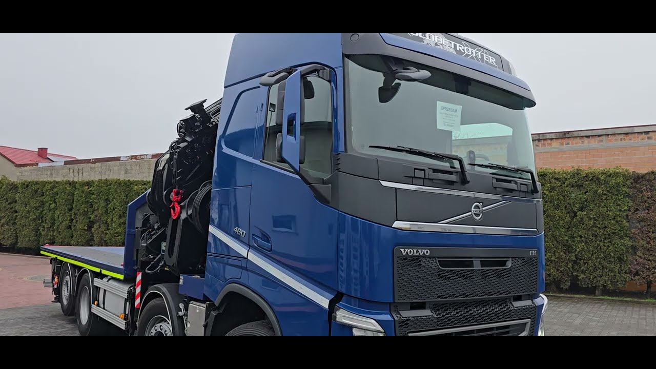 VOLVO FH 460 8x2 HIAB 1055 E8 / 1058 E8 + JIB 150E6+1
