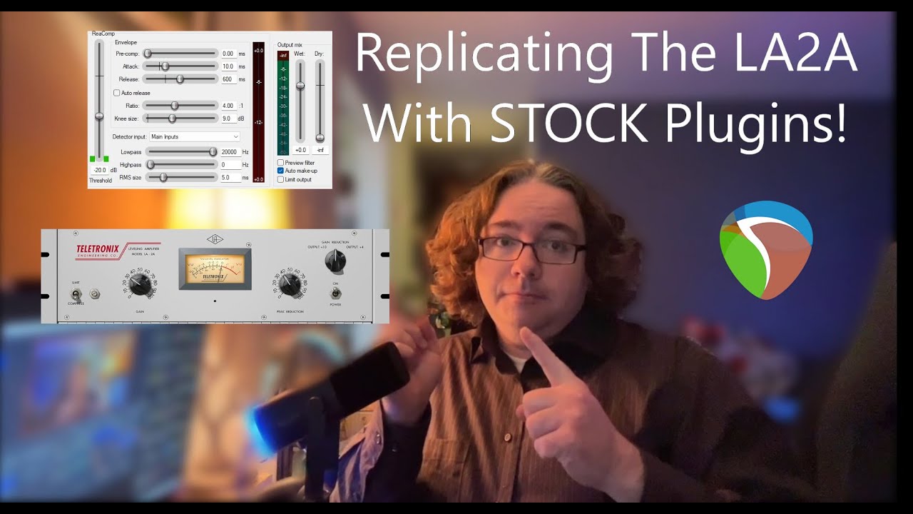 Mixing Tutorial: Replicating The LA2A Compressor With STOCK Plugins In ANY DAW!