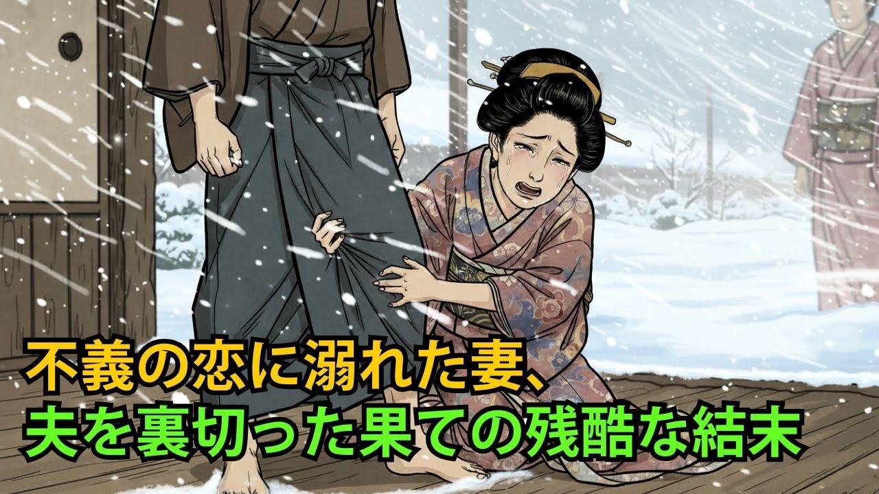 不義の恋に溺れた妻、夫を裏切った果ての残酷な結末| 野談 | 伝説 | 昔話 | 説話 | 民話