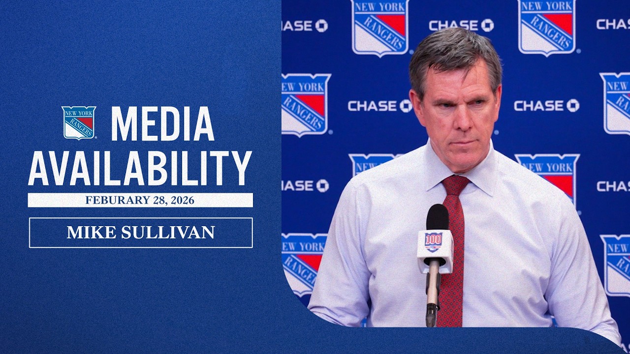 NYR vs PIT: Mike Sullivan Postgame Media Availability | Feb. 28, 2026