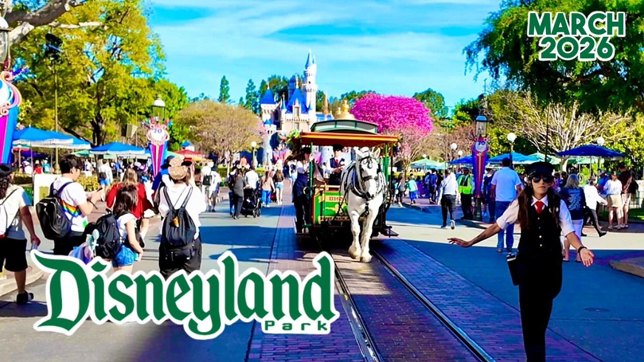 March 2026 Disneyland Day Walkthrough! + Classic POV Dark Rides Haunted Mansion & Winnie the Pooh