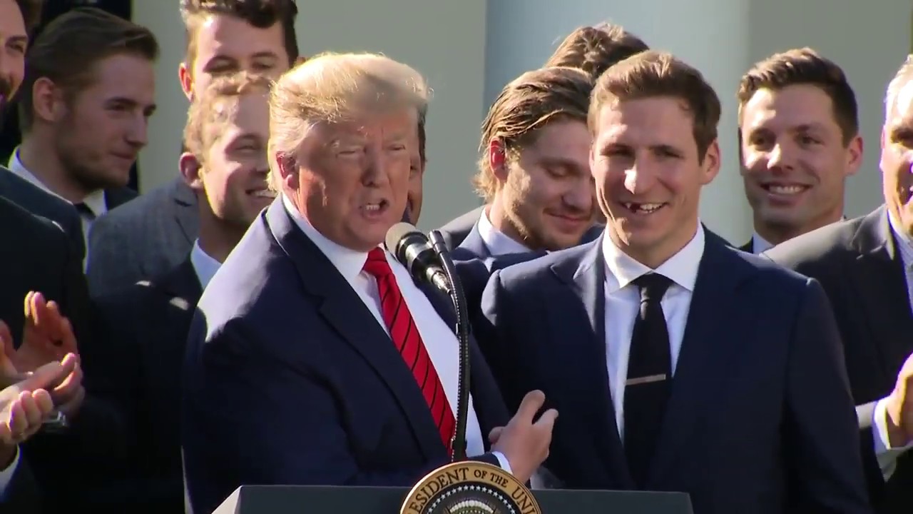 St. Louis Blues meet with President Trump to celebrate Stanley Cup Championship