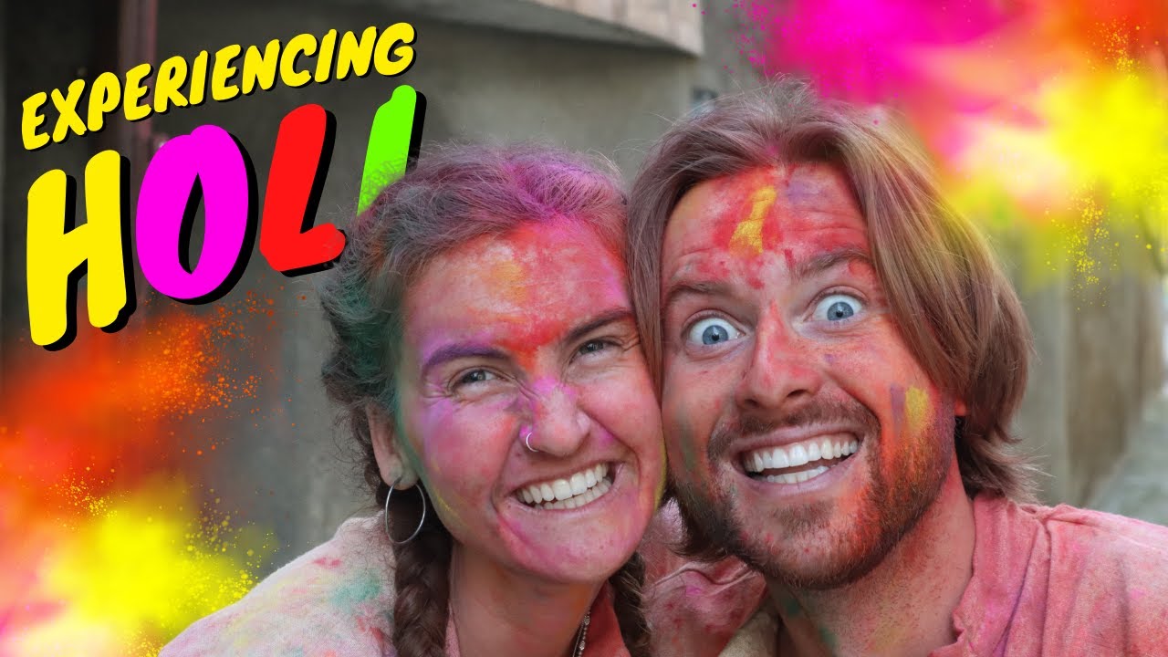 Foreigners First Time Playing HOLI in India 🇮🇳