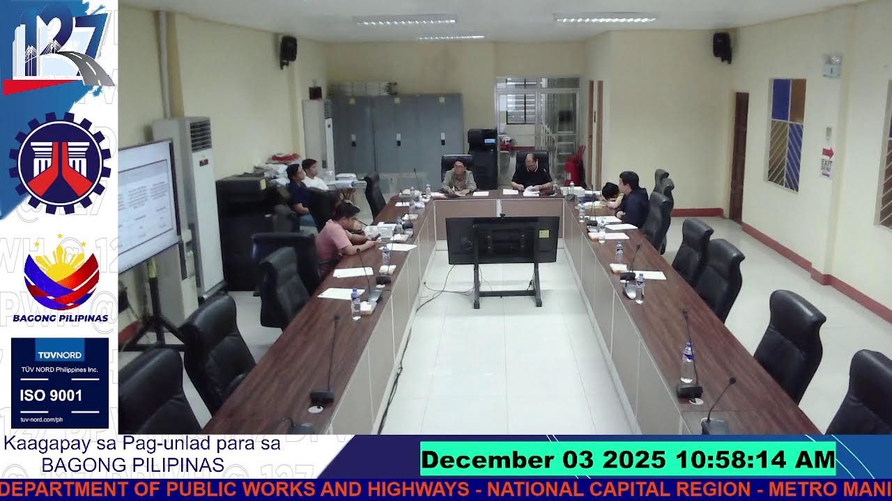 December 03, 2025 - Procurement Livestream for DPWH Metro Manila 3rd DEO