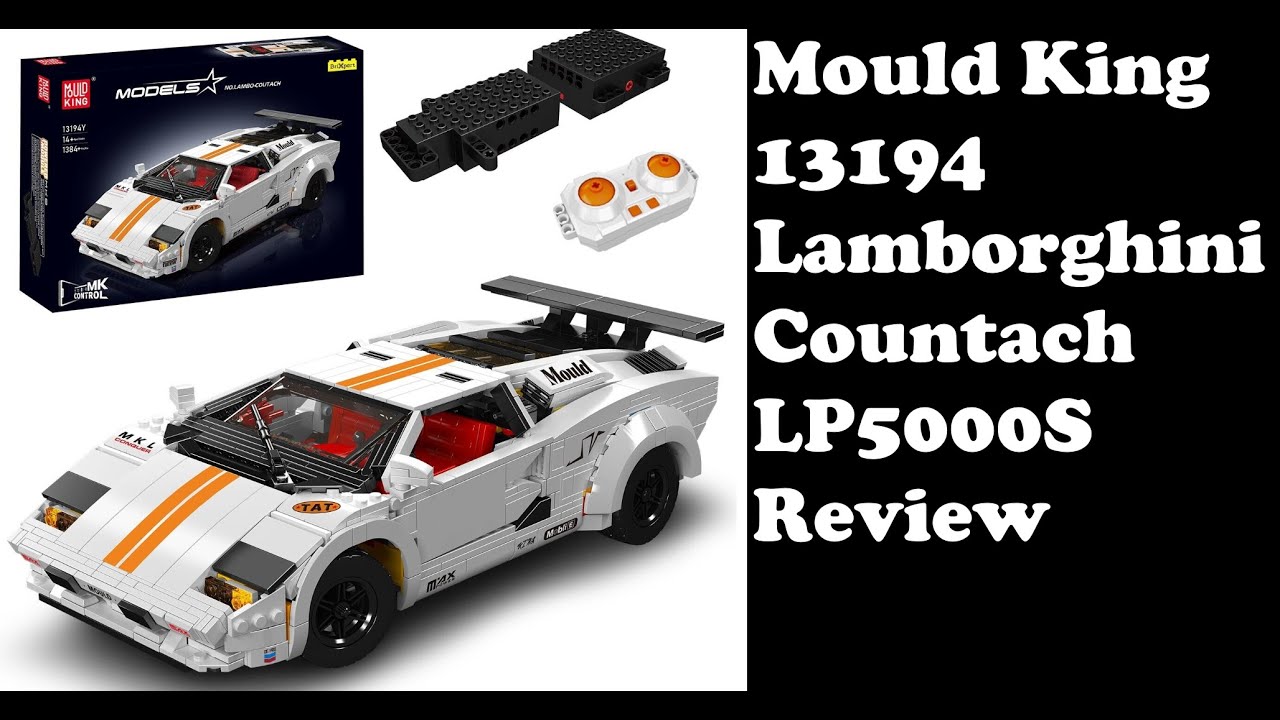 Mould King 13194 - Lamborghini Countach LP 5000 S - Review