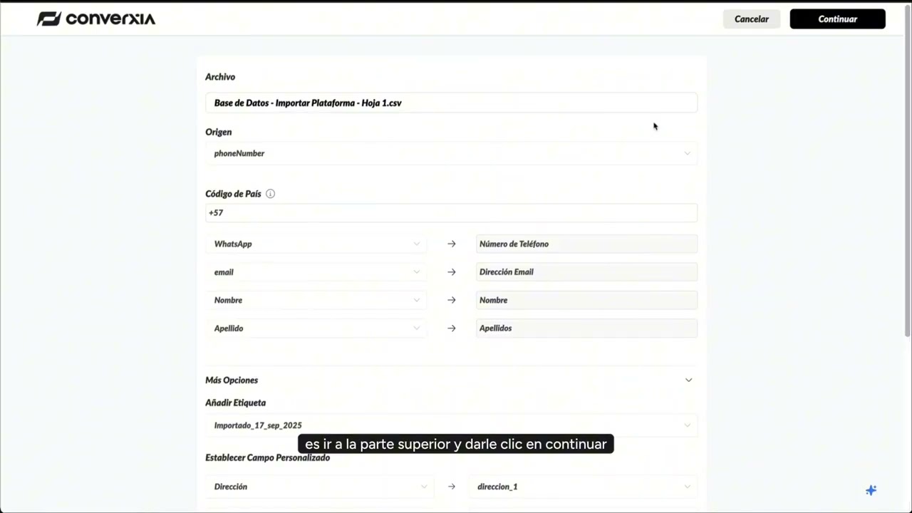 24. ✅Cómo importar una base de datos a nuestra plataforma de chat | ConverxIA