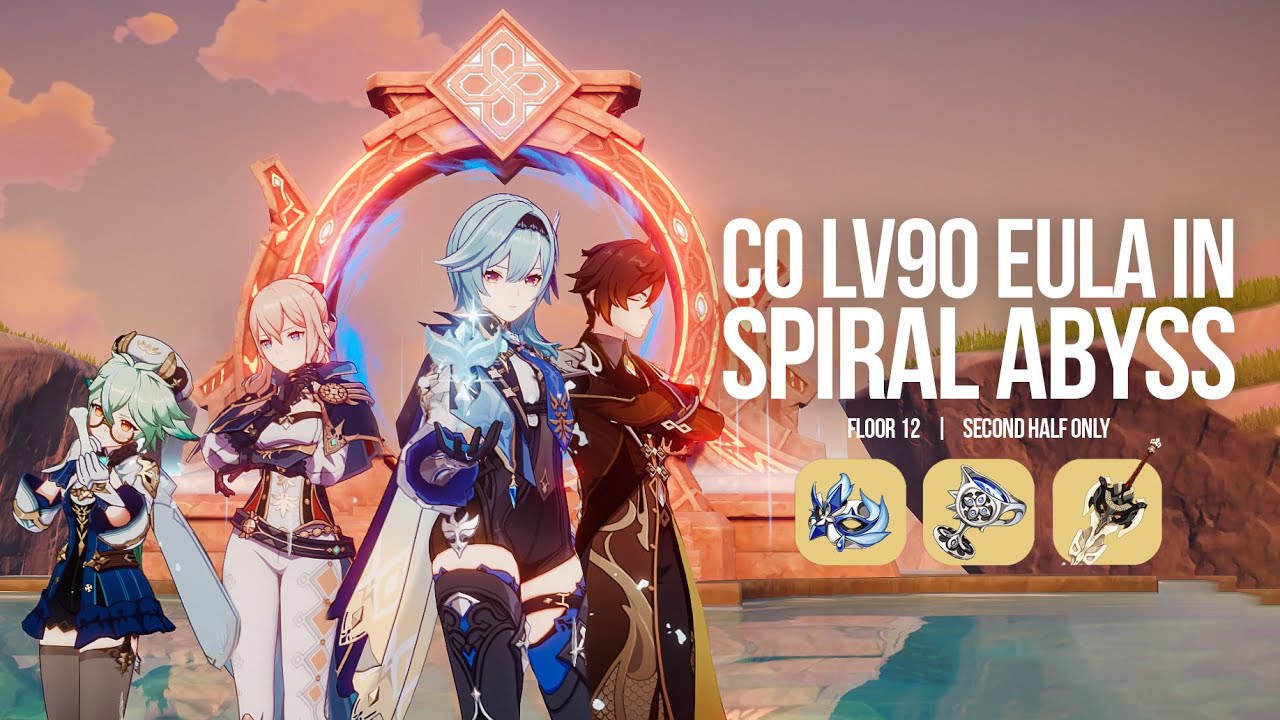 Pale Flame Build + Serpent Spine C0 LVL90 Eula  in Spiral Abyss Floor 12 (2nd half only)