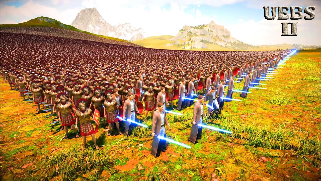 130,000 JEDI & CENTURIONS vs 4,000,000 SAXONS & CELTS | Ultimate Epic Battle Simulator 2 | UEBS 2
