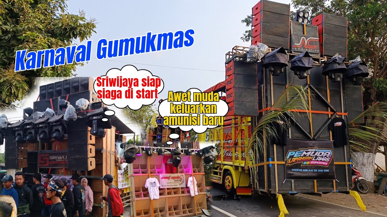 Full Horeg🔥 Sound Monster Karnaval Gumukmas, Sriwijaya Ready di start‼️ Awet Muda Full Amunisi Baru