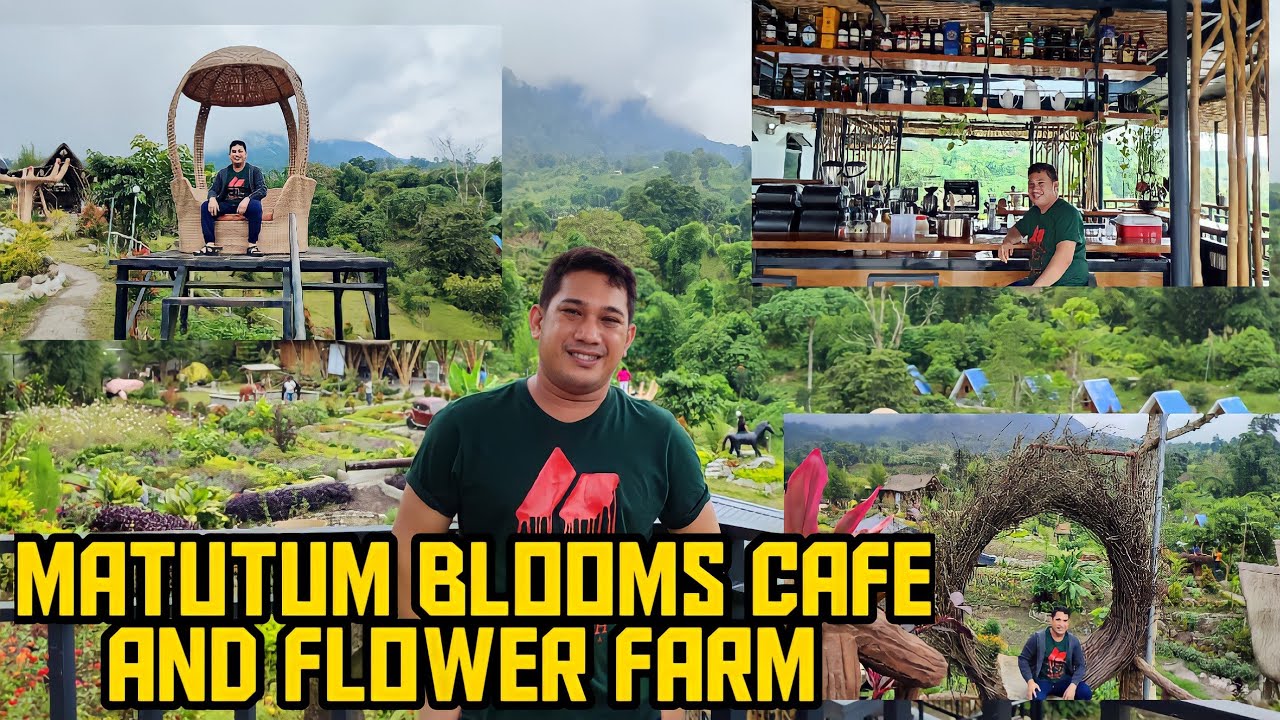Matutum Bloom's Cafe and Flower Farm travel vlog