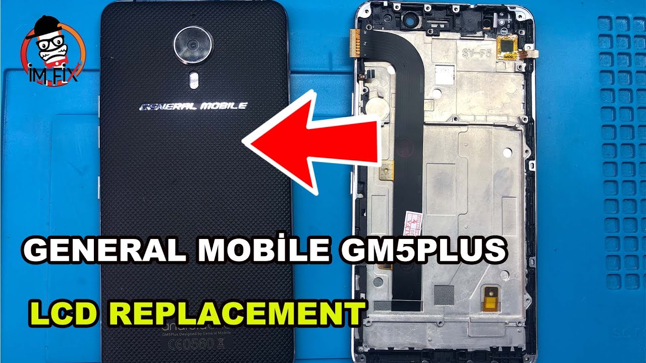 Общая замена экрана мобильного GM5Plus. Замена дисплея.