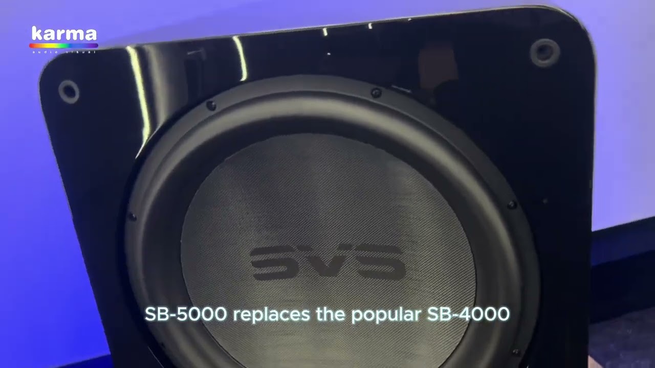 The new SVS SB-5000 R|Evolution subwoofer unboxing and features