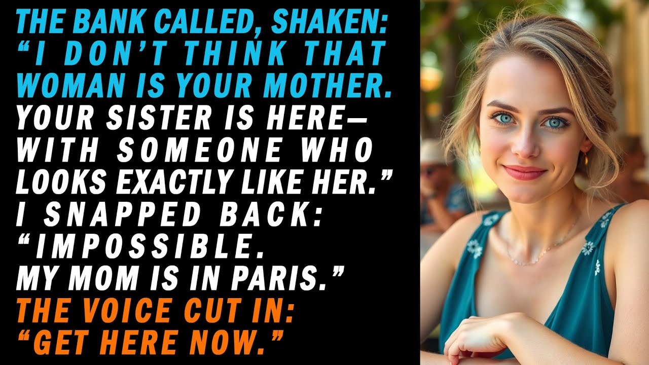 A call from the bank: “Your mom isn’t who she claims. Your sister showed up.”