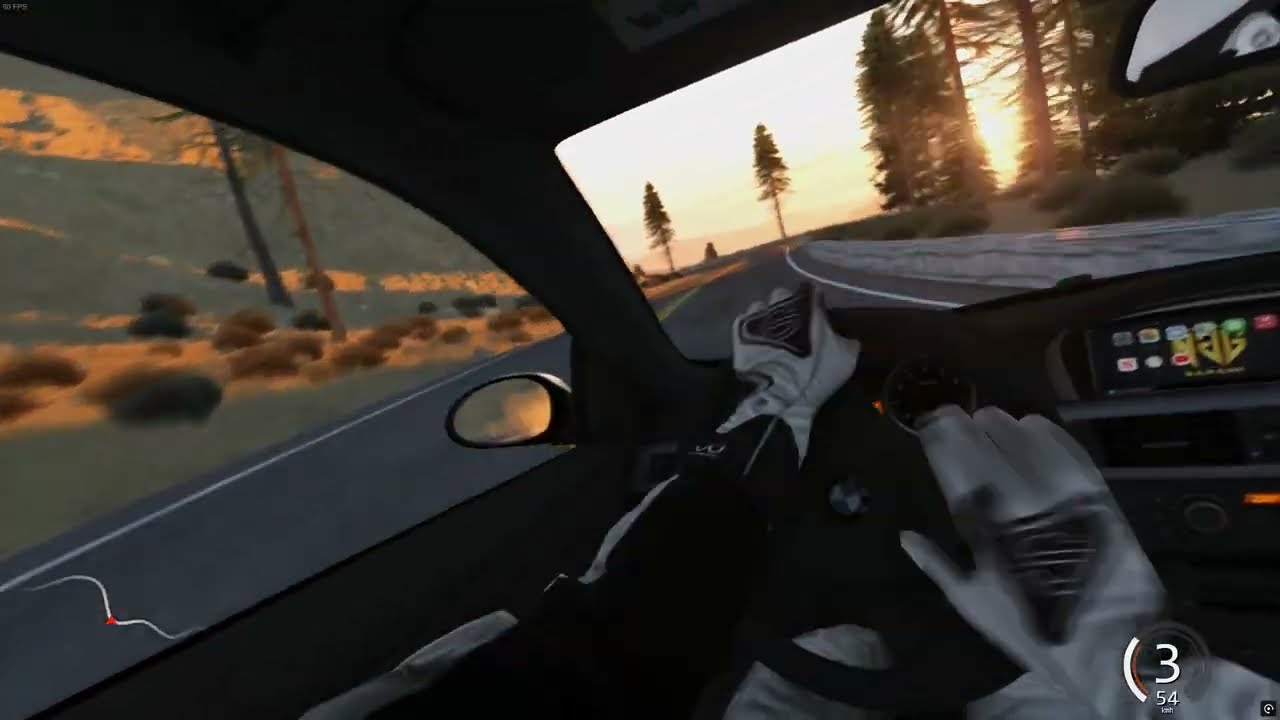 AC BMW E92 335i Drifting at La Canyons Downhill