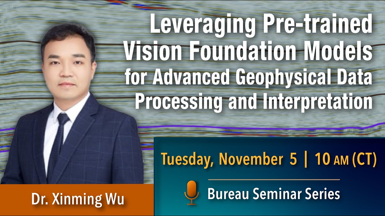 Leveraging pre-trained vision foundation models for geophysical data processing and interpretation
