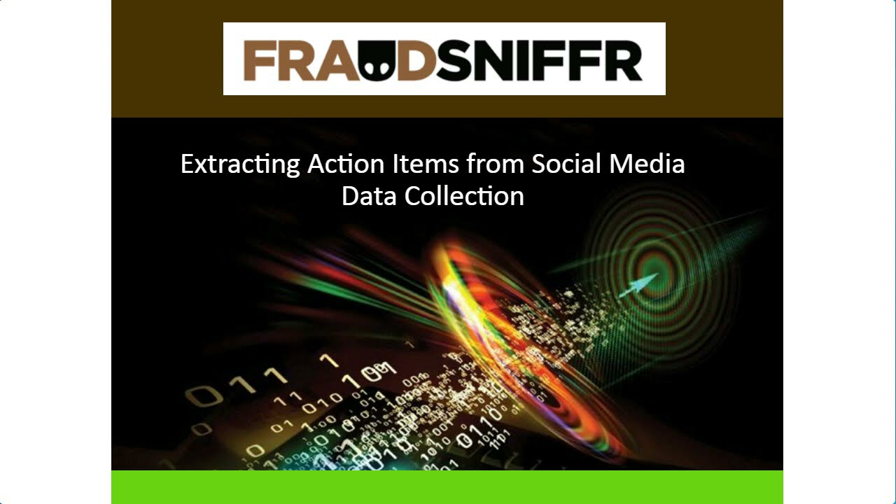 Extracting Action Items from Social Media Data