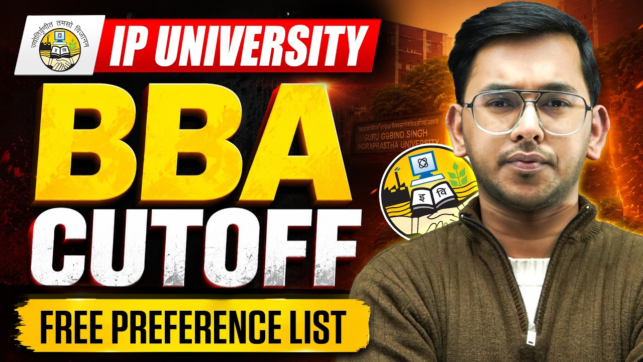 IP University BBA Free Preference List 2026 🔥 | Top IPU Colleges BBA Cutoff 2026