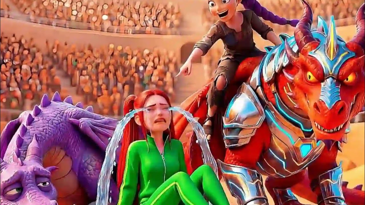 Epic Dragon Arena Battle 🐉🔥 | 3D AI Fantasy Animation Movie