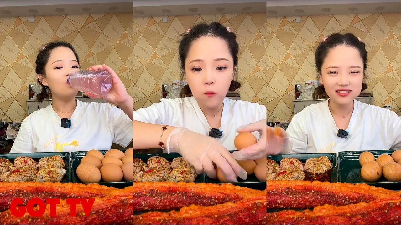 [Newest_XiaoYu Mukbang ASMR] MUKBANG SATISFYING.중국 음식 먹기 .Mukbang Chinese Food. N03_25082022-1