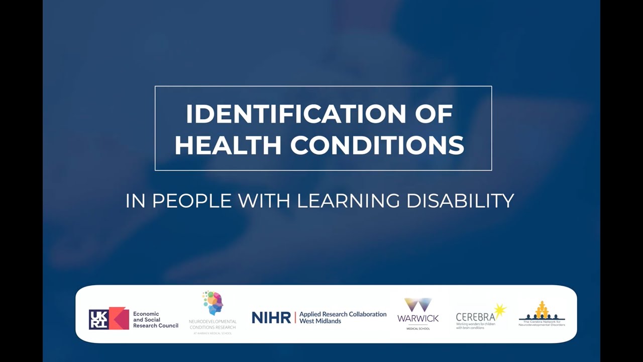 Identification of Health Conditions - Learning Disability (4/4)