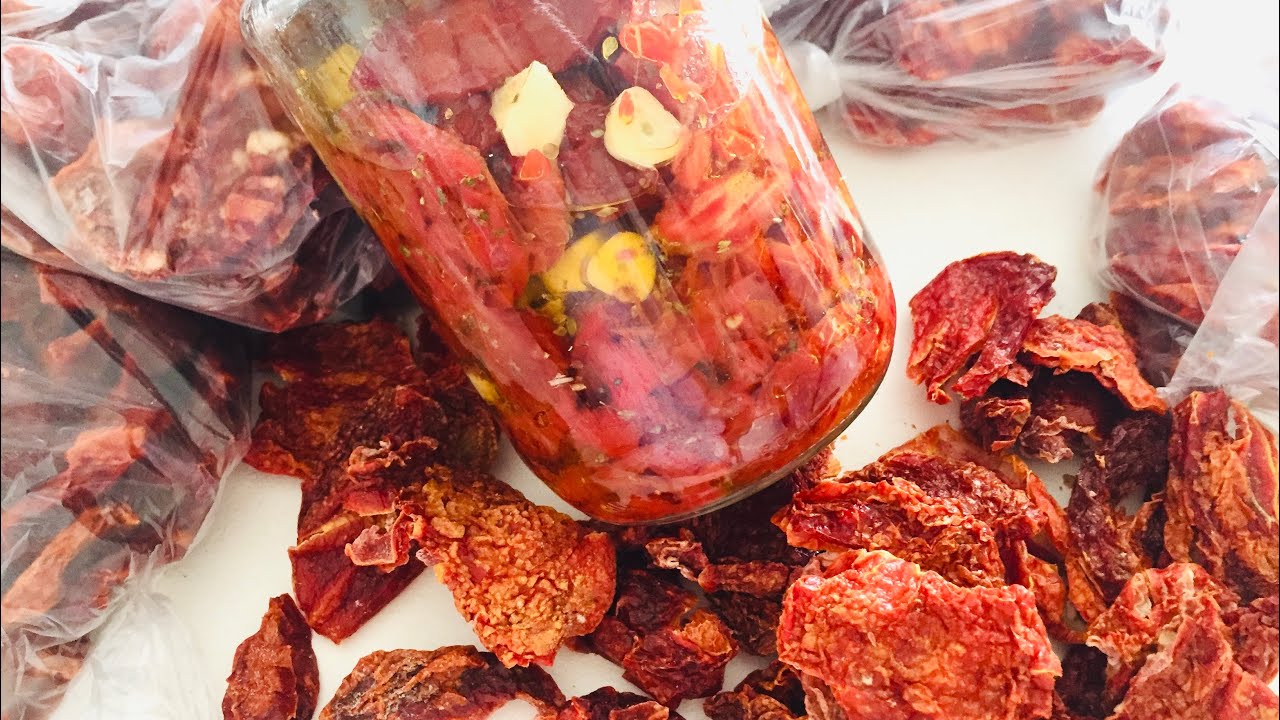 KURU DOMATES NASIL YAPILIR,NASIL SAKLANIR,SIRRI BURADA.. DRYING TOMATOES