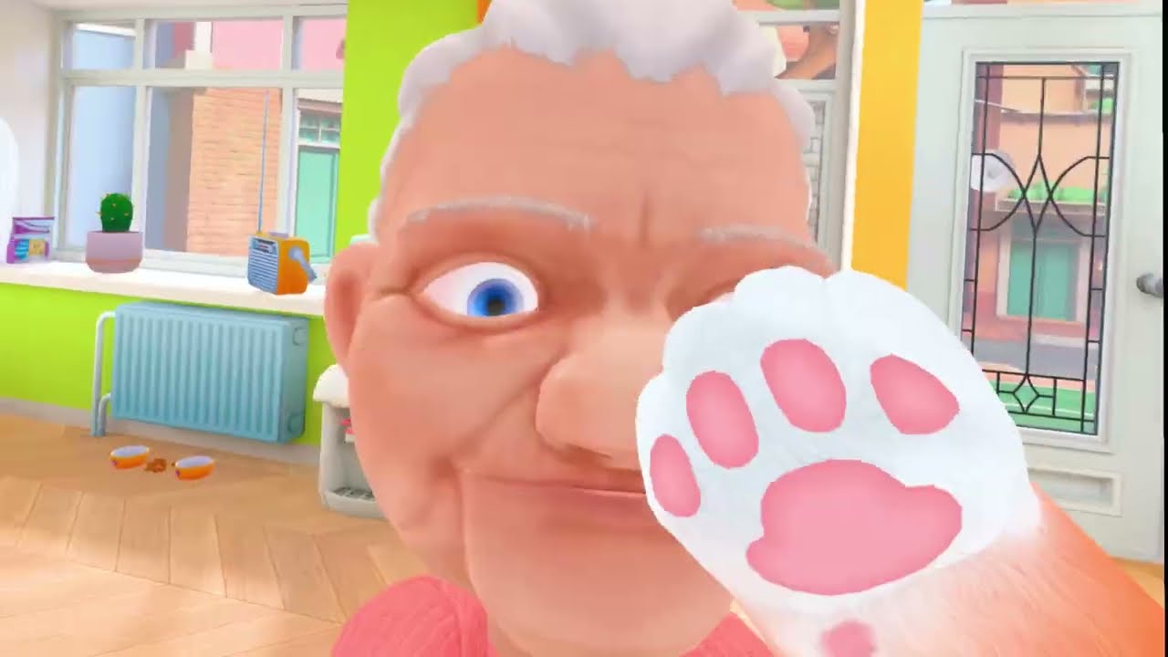 حاولت أتعلم السباحة مع الجدة! 😭 لكن غرقت وما حد ساعدني! | I Am Cat VR
